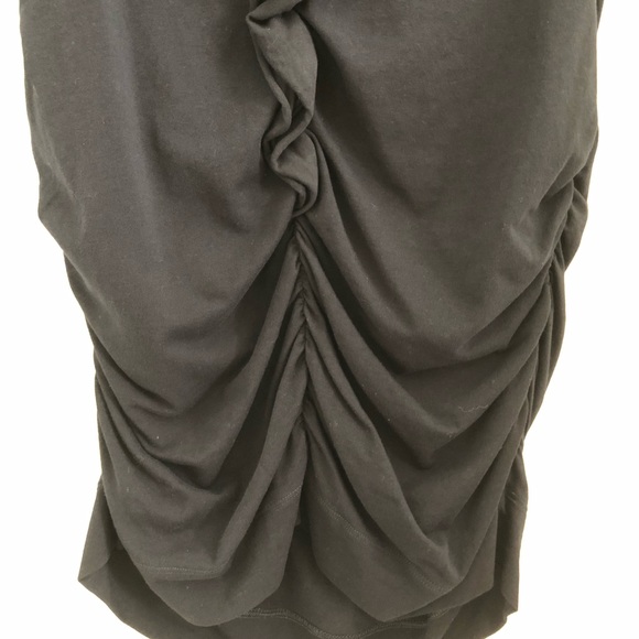 4/$25 CAbi Ruffle Ruched Tank Top Navy Blue Medium - Picture 3 of 6